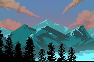 Appalachia Mountain 8k Illustration (1400x900) Resolution Wallpaper