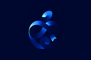 Apple Event 2020 Blue Logo 4k