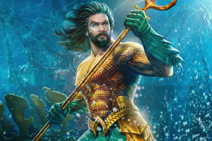 Aquaman Injustice 2 Mobile (2560x1024) Resolution Wallpaper