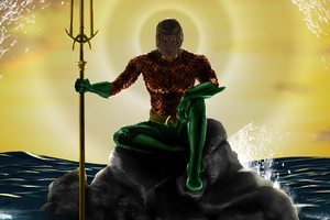 Aquaman King Of The Seven Seas Poster Art Wallpaper
