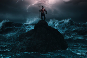 Aquaman Movie Art 5k (2560x1700) Resolution Wallpaper