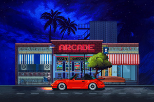 Arcade Nights Top Gear Nostalgia Wallpaper