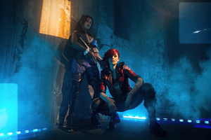 Arcane Caitlyn And Vi (3840x2400) Resolution Wallpaper