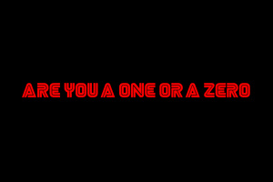 Are You A One Or A Zero Mr Robot Typography 4k (2560x1700) Resolution Wallpaper