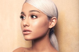 Ariana Grande Face Portrait 4k