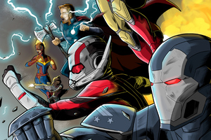 Art Avengers Endgame Wallpaper