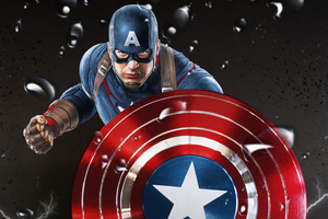 Art Captain America 4k