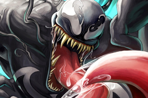 Art Venom (2048x2048) Resolution Wallpaper