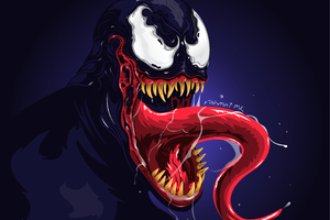 Art Venom New (2048x2048) Resolution Wallpaper
