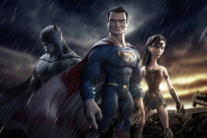 Artwork Batman Superman Wonder Woman