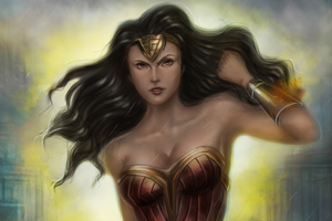 Artwork New Wonder Woman (1600x900) Resolution Wallpaper