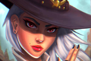 Ashe From Overwatch Wallpaper