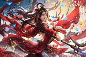 Asian Girl Queen 4k (1600x900) Resolution Wallpaper