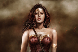 Asian Wonder Woman 4k (1600x900) Resolution Wallpaper