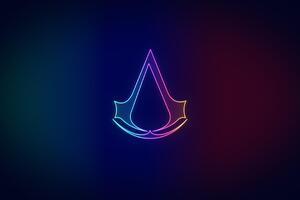 Assassins Creed Neo Logo 4k