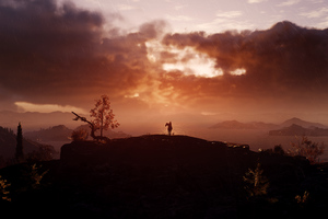 Assassins Creed Odyssey End Of The Day (1024x768) Resolution Wallpaper