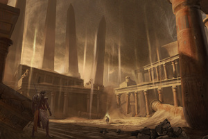Assassins Creed Origins Concept Art 5k Wallpaper