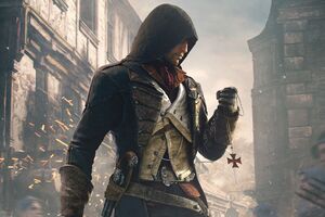 Assassins Creed Unity 5k New (1280x800) Resolution Wallpaper