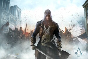 Assassins Creed Unity Game HD (1366x768) Resolution Wallpaper