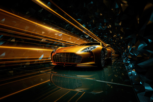Aston Martin The Golden Ride 4k Wallpaper