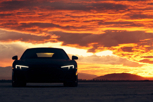 Audi R8 Sunset (1280x1024) Resolution Wallpaper