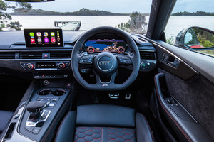 Audi Rs5 Coupe Interior 4k (1360x768) Resolution Wallpaper