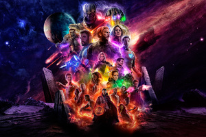 Avengers 4 Offical Poster Artwork 2019 5k