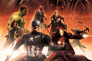 Avengers Age Of Ultron 5k Poster Wallpaper