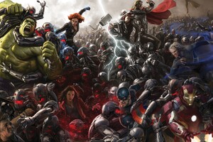 Avengers Age Of Ultron Art Work Wallpaper