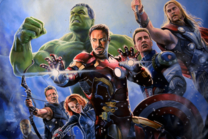 Avengers Age Of Ultron Artwork 5k Wallpaper
