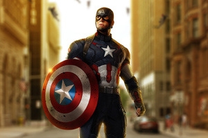 Avengers Age Of Ultron Captain America Artwork Wallpaper