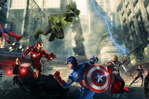 Avengers Assemble Artwork 4k Wallpaper