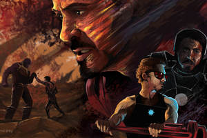 Avengers End Game Iron Man 4k