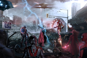 Avengers Endgame Assemble 4k 2019