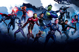 Avengers Endgame Poster (1336x768) Resolution Wallpaper