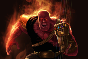 Avengers Endgame Thanos Infinity Gauntlet Wallpaper