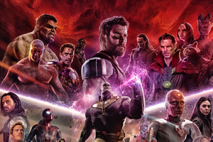 Avengers Infinity War 2018 Fan Made Art Wallpaper