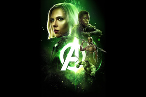 Avengers Infinity War 2018 Time Stone Poster 4k