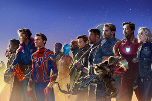 Avengers Infinity War 5k Artwork