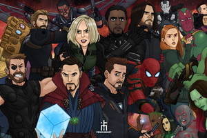 Avengers Infinity War Artwork