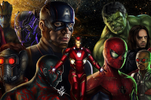 Avengers Infinity War Digital Artwork Wallpaper