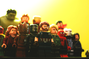 Avengers Infinity War Lego Art
