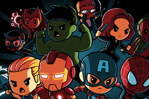 Avengers Infinity War Little Superheroes