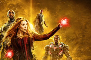 Avengers Infinity War Mind Stone Poster 8k