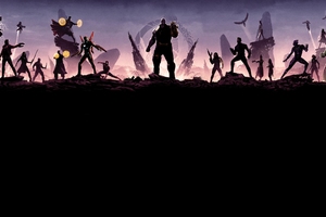 Avengers Infinity War Minimalism 8k Wallpaper