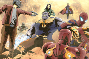 Avengers Infinity War Movie Illustration