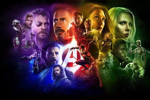 Avengers Infinity War Superheroes Poster