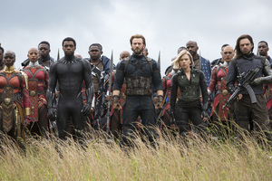 Avengers Infinity War Team In Wakanda Wallpaper
