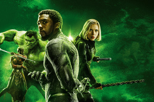Avengers Infinity War Time Stone Poster 8k