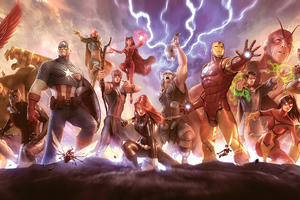 Avengers Sketch Artwork 4k Wallpaper